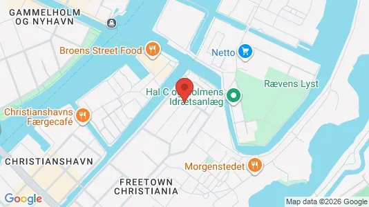Lejligheder til salg i København K - kort over placeringen