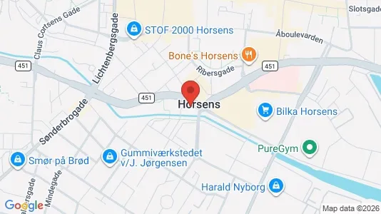 Lejligheder til leje i Horsens - Foto fra Google Street View