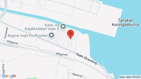 Lejligheder til leje i Vejle Centrum - kort over placeringen