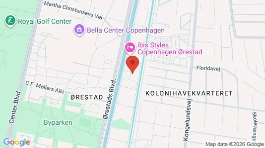 Lejligheder til leje i København S - kort over placeringen