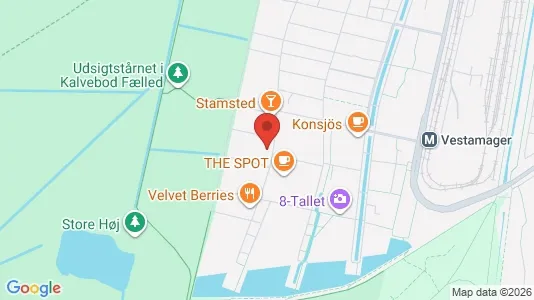 Lejligheder til leje i København S - kort over placeringen