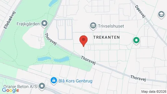 Lejligheder til leje i Holstebro - kort over placeringen