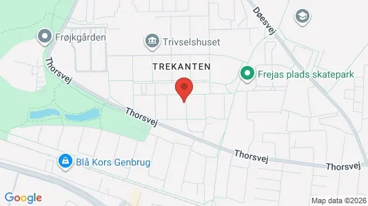Lejligheder til leje i Holstebro - kort over placeringen