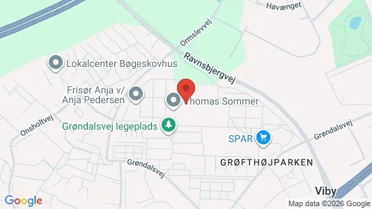 Lejligheder til salg i Viby J - kort over placeringen