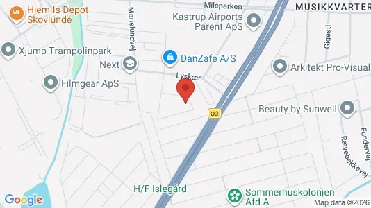 Lejligheder til leje i Herlev - kort over placeringen