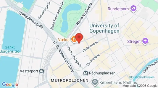 Lejligheder til salg i København K - kort over placeringen