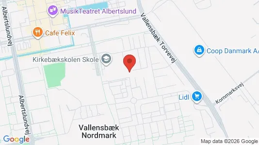 Lejligheder til leje i Vallensbæk - kort over placeringen