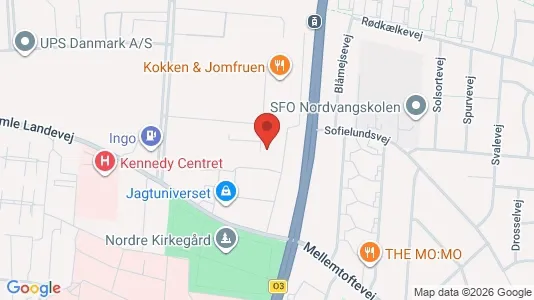 Lejligheder til leje i Glostrup - kort over placeringen