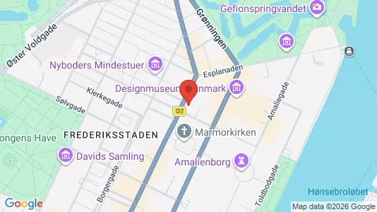 Lejligheder til leje i København K - kort over placeringen