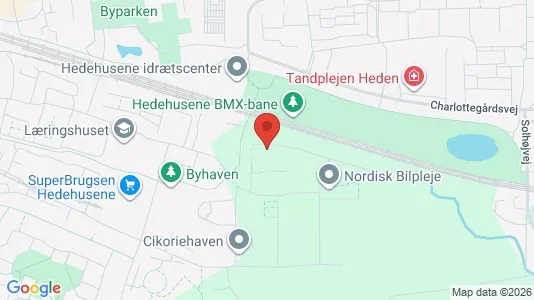 Lejligheder til leje i Hedehusene - kort over placeringen