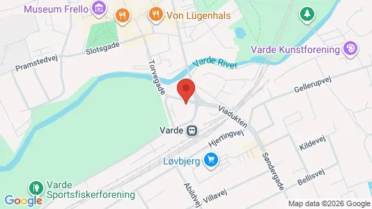 Lejligheder til leje i Varde - kort over placeringen