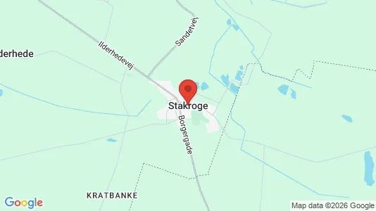 Huse til salg i Stakroge - kort over placeringen