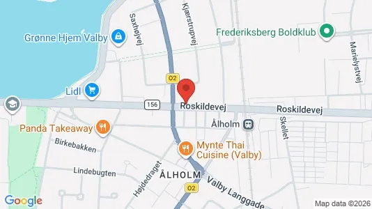 Lejligheder til salg i Valby - kort over placeringen