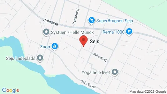 Lejligheder til leje i Silkeborg - kort over placeringen