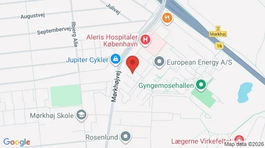 Lejligheder til leje i Søborg - kort over placeringen