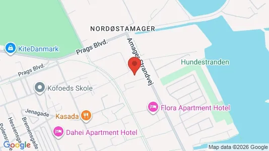 Lejligheder til leje i København S - kort over placeringen