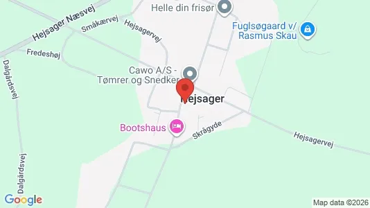 Lejligheder til leje i Haderslev - kort over placeringen