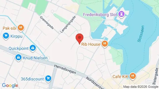 Lejligheder til leje i Hillerød - kort over placeringen