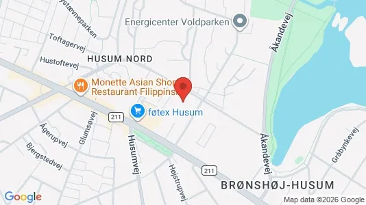 Lejligheder til leje i Brønshøj - kort over placeringen