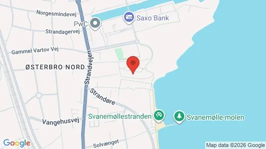 Lejligheder til leje i Hellerup - kort over placeringen