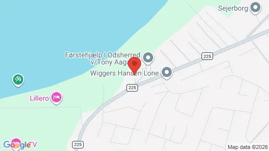 Lejligheder til salg i Asnæs - kort over placeringen