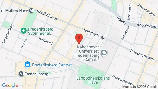 Lejligheder til salg i Frederiksberg C - kort over placeringen