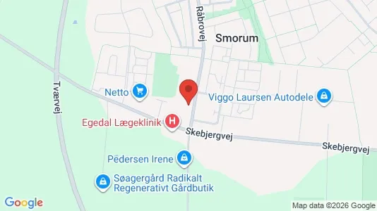 Lejligheder til leje i Smørum - kort over placeringen