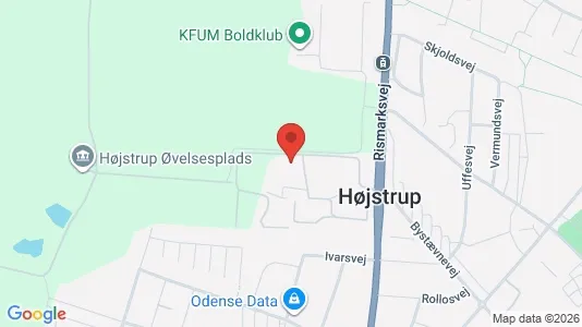 Lejligheder til leje i Odense V - kort over placeringen