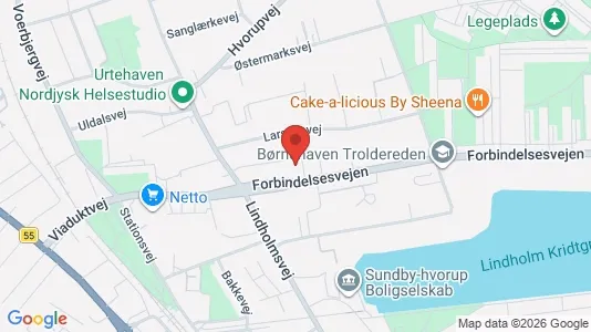 Lejligheder til salg i Nørresundby - kort over placeringen