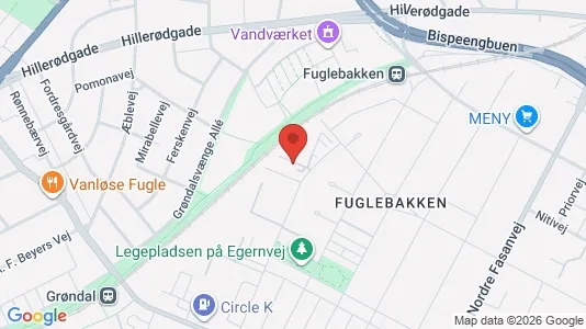 Lejligheder til salg i Frederiksberg - kort over placeringen