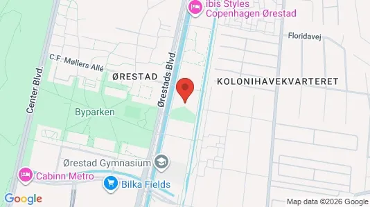Lejligheder til salg i København S - kort over placeringen