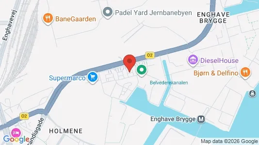 Lejligheder til leje i København SV - kort over placeringen