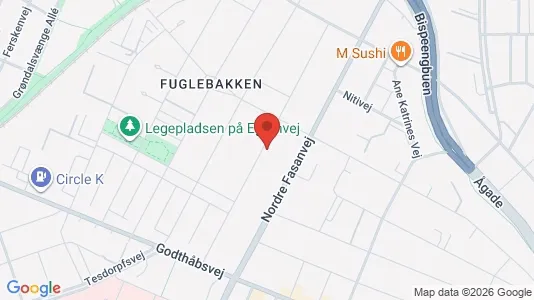Lejligheder til salg i Frederiksberg - kort over placeringen