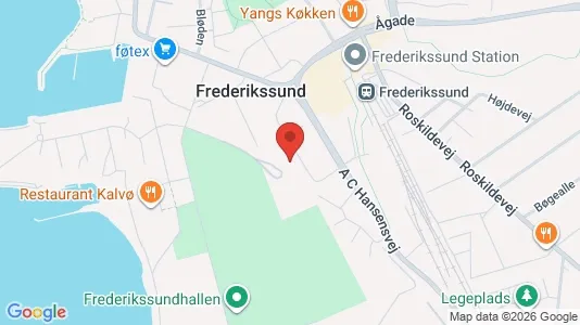 Lejligheder til leje i Frederikssund - kort over placeringen
