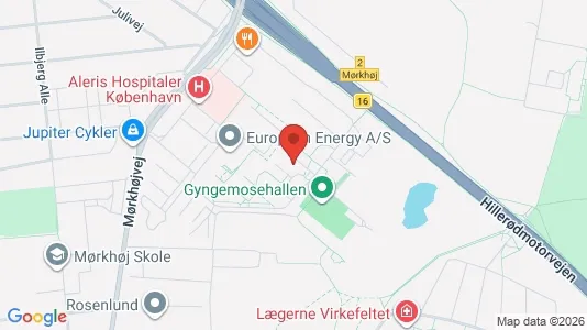 Lejligheder til leje i Søborg - kort over placeringen