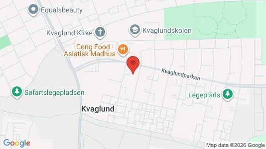 Lejligheder til leje i Esbjerg Ø - kort over placeringen