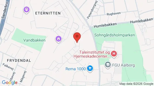 Lejligheder til leje i Aalborg Centrum - kort over placeringen