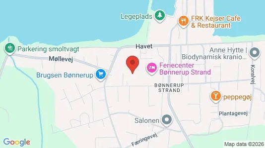 Lejligheder til salg i Glesborg - kort over placeringen