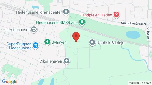 Lejligheder til leje i Hedehusene - kort over placeringen