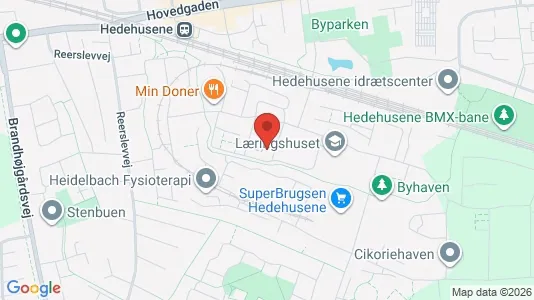 Lejligheder til leje i Hedehusene - kort over placeringen