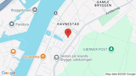 Lejligheder til leje i København S - kort over placeringen