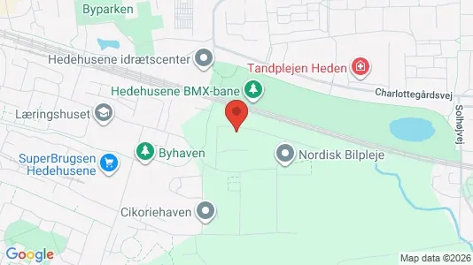 Lejligheder til leje i Hedehusene - kort over placeringen