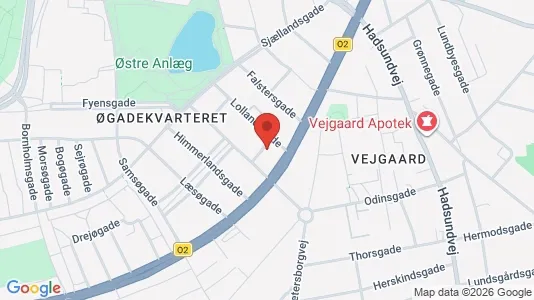 Lejligheder til leje i Aalborg Centrum - kort over placeringen