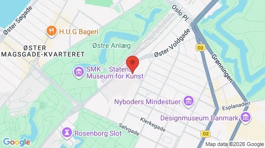Lejligheder til salg i København K - kort over placeringen
