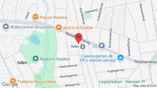 Lejligheder til salg i Vanløse - kort over placeringen