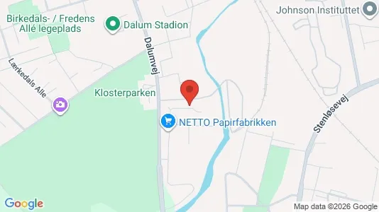 Lejligheder til leje i Odense SV - kort over placeringen