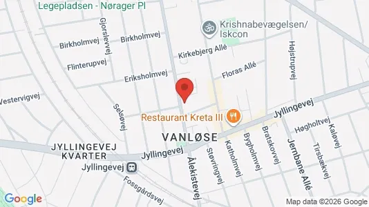 Lejligheder til salg i Vanløse - kort over placeringen