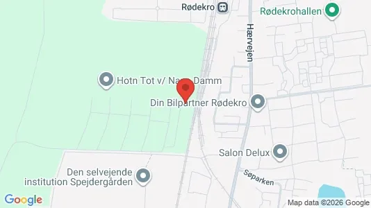 Lejligheder til leje i Rødekro - kort over placeringen