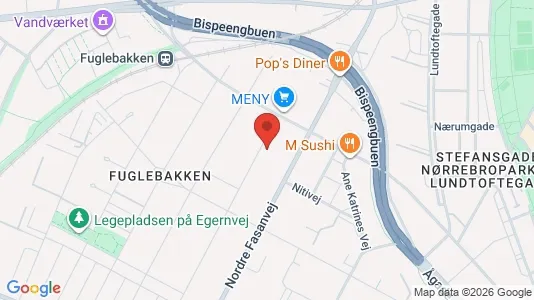 Lejligheder til salg i Frederiksberg - kort over placeringen