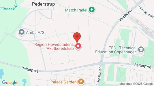 Lejligheder til leje i Ballerup - kort over placeringen